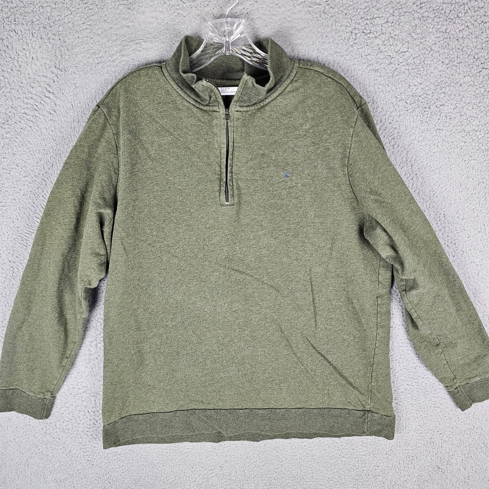 Criquet Classic Sweater Men's XL Tight-Knit Outdoor Long Sleeve 1/4 Zip Pullover